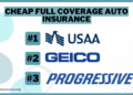 Cheap Full Coverage Auto Insurance in 2025 (9 Most Affordable Companies ...